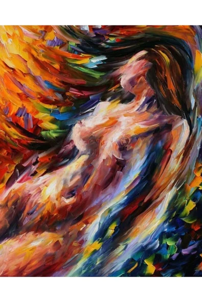 Canvas Tutku 4 Sayılarla Boyama Seti  Kasnaklı 60 x 75 cm ürün görseli 1