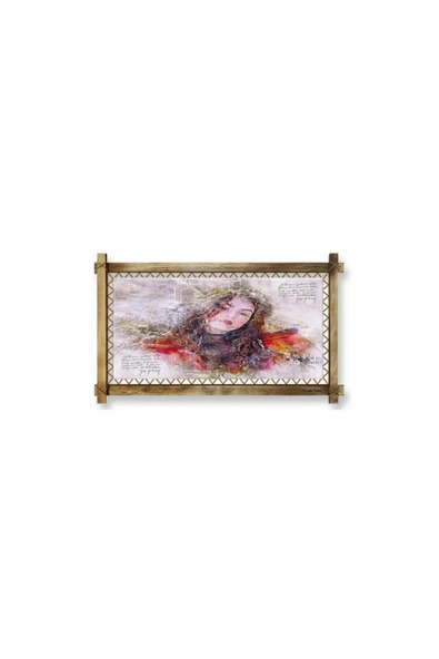 Kanvas Soyut Düz Işıksız Tablo - 96 x 66 cm
