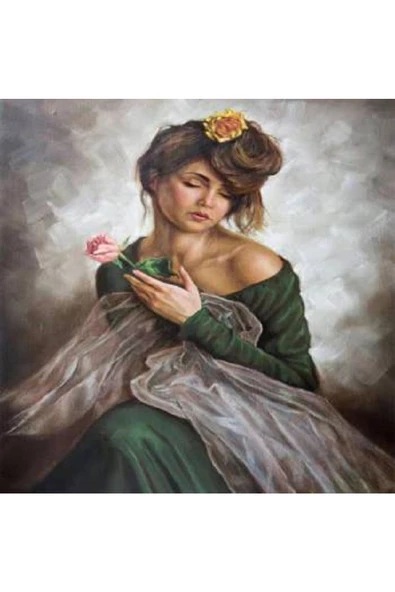 Canvas Zerafet Sayılarla Boyama Seti  Rulo ürün görseli 1