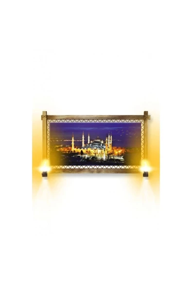 Kanvas İstanbul Rustik Lambalı Tablo ürün görseli 1