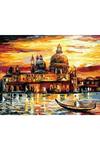 Canvas Breno Rossini Sayılarla Boyama Seti  Kasnaklı 70 x 90 cm ürün görseli 1