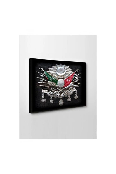 Kanvas Tablo Osmanlı Ablemi (Misafir Odası) Led Işıklı 35 x 50 cm ürün görseli 1