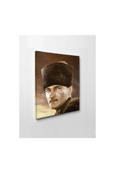 Kanvas Tablo Mustafa Kemal Atatürk Led Işıklı