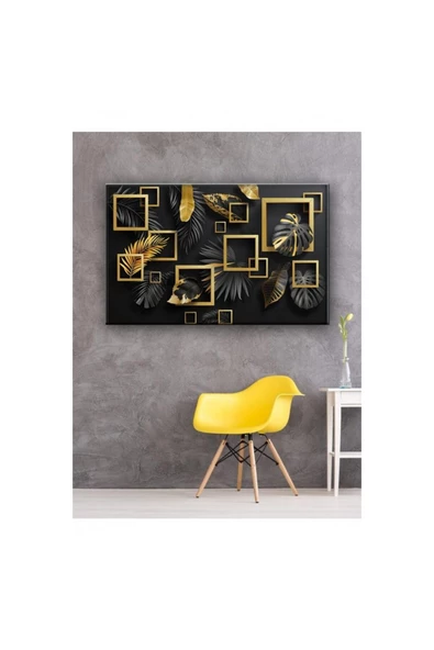 Kanvas Tablo Dekoratif Kare  (Hediyelik) Led Işıklı 50 x 70 cm