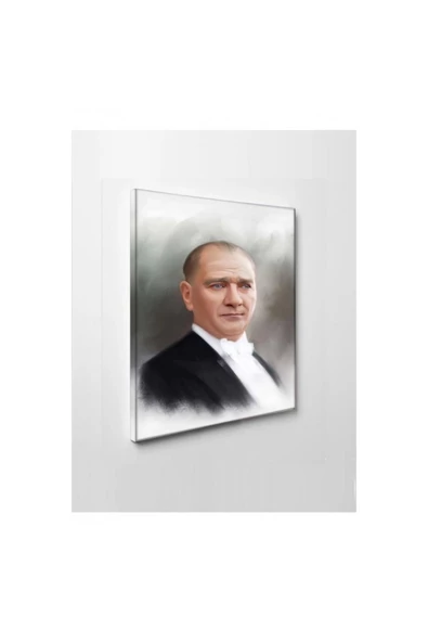 Kanvas Tablo Gazi Mustafa Kemal Atatürk Led Işıklı
