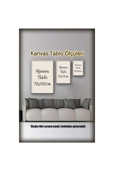 Kanvas Tablo Dünyaca Ünlü Kaplumbağa Terbiyecisi Led Işıklı - 70 x 100 cm - Resim 3