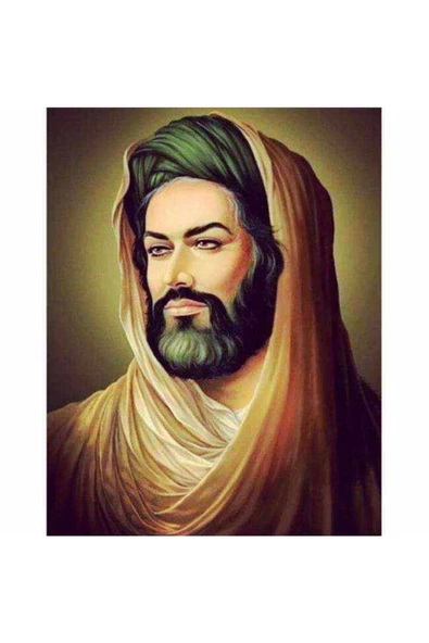 Canvas Hz. Ali Sayılarla Boyama Seti Kasnaklı 70 X 90 Cm ürün görseli 1