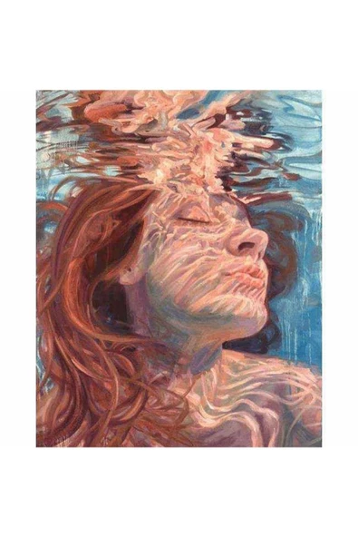 Canvas Su Ve Düş Sayılarla Boyama Seti Kasnaklı 70 X 90 Cm ürün görseli 1