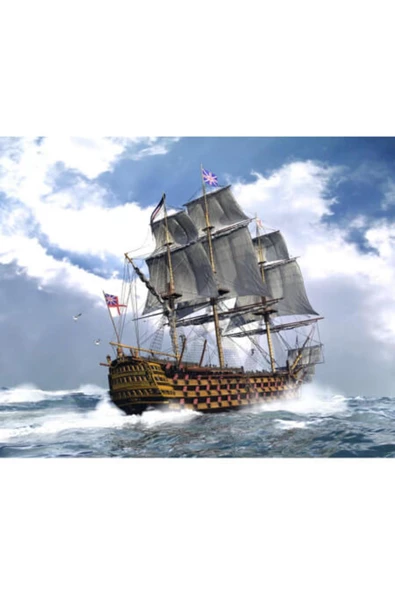 Canvas Top Sesleri Sayılarla Boyama Seti  Kasnaklı 70 x 90 cm ürün görseli 1