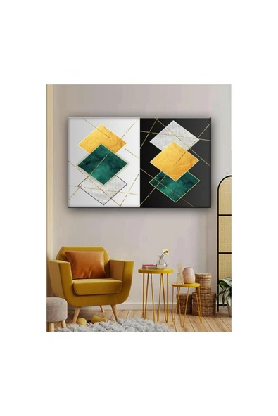 Kanvas Tablo 3D Dekoratif Led Işıklı 50 x 70 cm