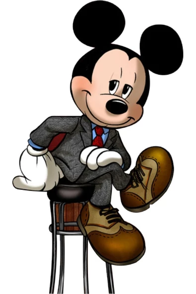 Canvas Mickey Mouse Sayılarla Boyama Seti  Kasnaklı 60 x 75 cm ürün görseli 1