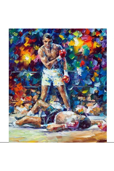 Canvas Boks Sayılarla Boyama Seti Rulo
