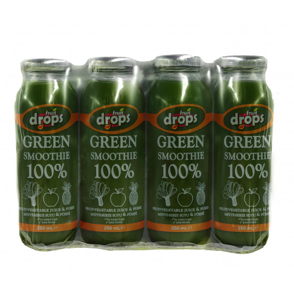 100% Green Smoothie, 12 Adet,250 ml
