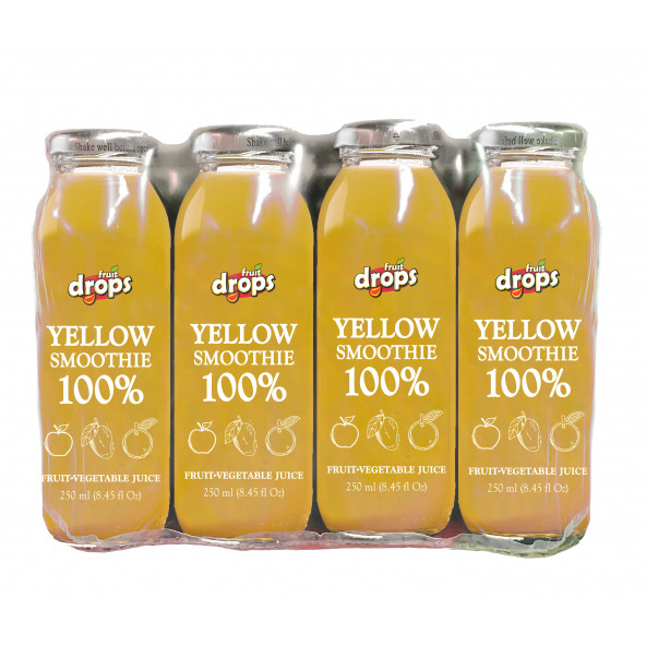 100% Yellow Smoothie, 12 Adet,250 ml