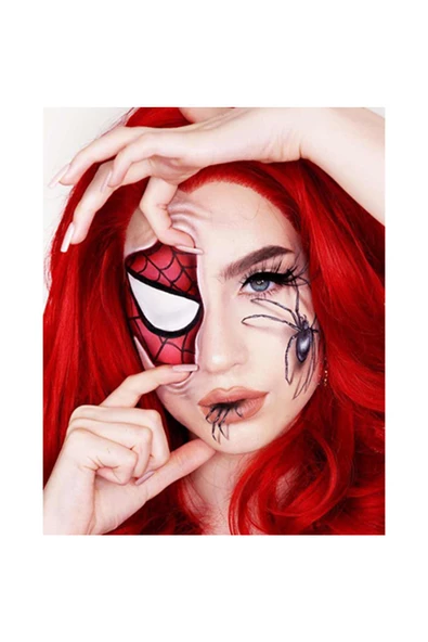 Canvas Örümcek Kadın Gözü Sayılarla Boyama Seti  Kasnaklı 100 x 140 cm ürün görseli 1