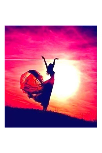 Canvas Ferahlamak Sayılarla Boyama Seti  Kasnaklı 40 x 50 cm - Resim 2