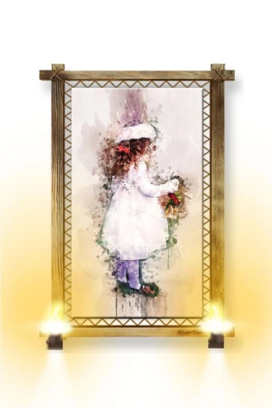 Kanvas Çocuk Rustik Lambalı Tablo 96 X 56 Cm ürün görseli 1