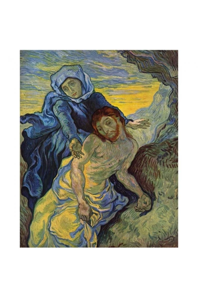 Canvas Van Gogh Pieta Sayılarla Boyama Seti  Kasnaklı 40 x 50 cm ürün görseli 1
