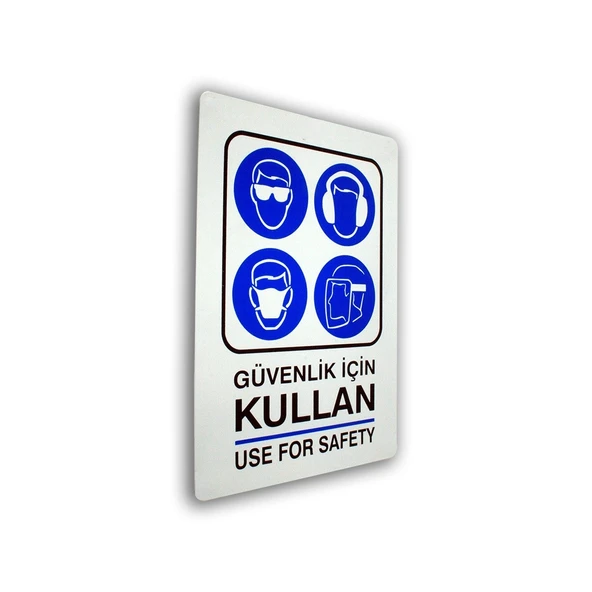 MT Metal İş Güvenliği Ve Uyarı Levhaları 6 Adet - 6