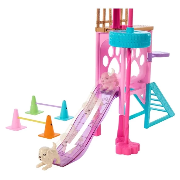 Barbie Stacie'nin Köpekçik Oyun Parkı HRM10 - 2