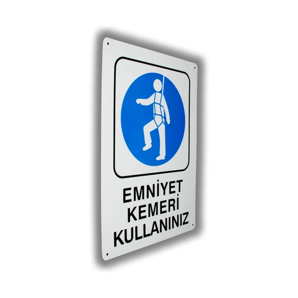 MT Metal İş Güvenliği Ve Uyarı Levhaları 6 Adet - 5