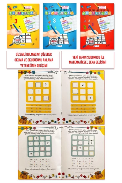 1.Sınıf Yarıyıl Tatil Seti - Tüm Dersler Soru Bankası ve Futoşiki Seti 4 Kitap - 2