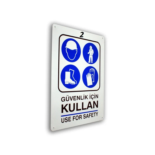 MT Metal İş Güvenliği Ve Uyarı Levhaları 6 Adet - 7