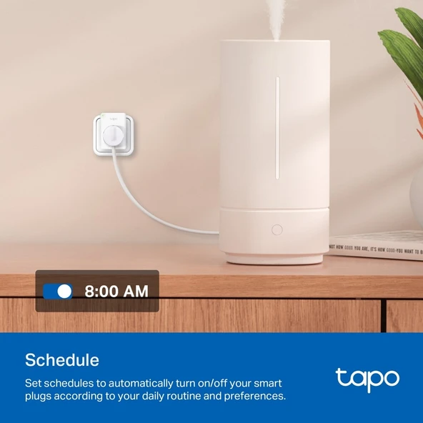 TP-LINK TAPO P100 AKILLI MİNİ Wi-Fi Soketi 4 lü Paket - 5