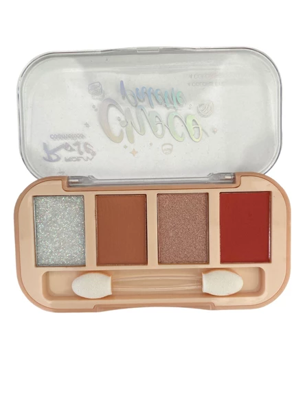 Rose Choco Palette 4 Colors Eyeshadow (No:01)