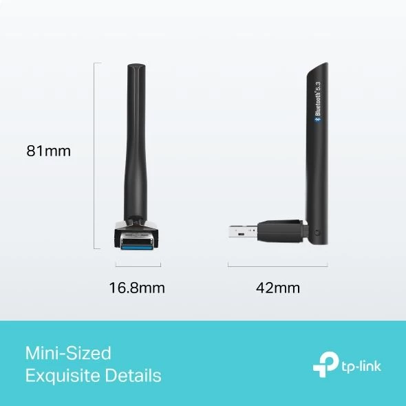 TP-Link UB500 Plus Bluetooth 5.3 Nano USB Adaptör - 5