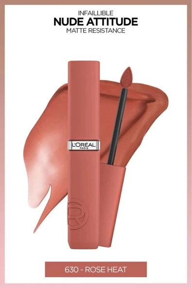 L'oreal Ruj Inf La Matte Resıstance 630