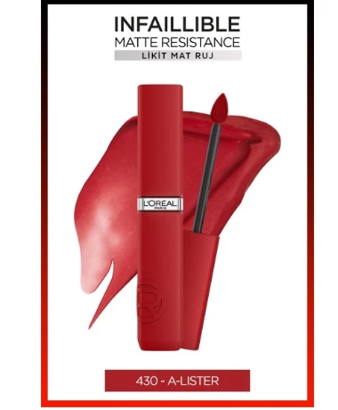 L'oreal Ruj Inf La Matte Resıstance 430