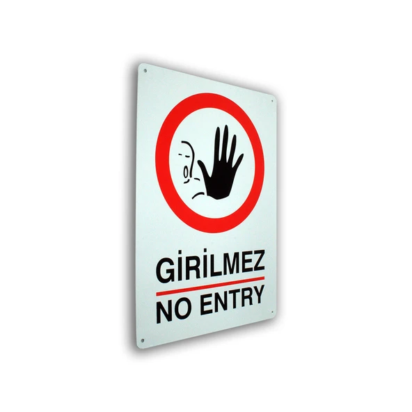 MT İş Güvenliği ve Uyarı Levhaları 25,5x36 Cm 6 Adet