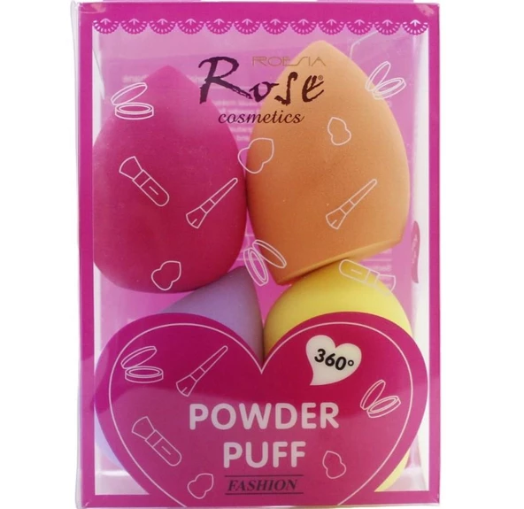 Rose 4'lü Armut Makyaj Süngeri - 2