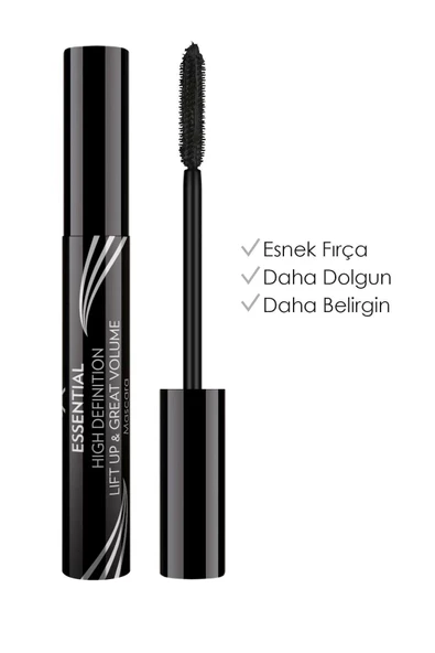 Golden Rose Essentıal Hıgh Defınıtıon Lıft Up&Great Volume Mascara 9 ml