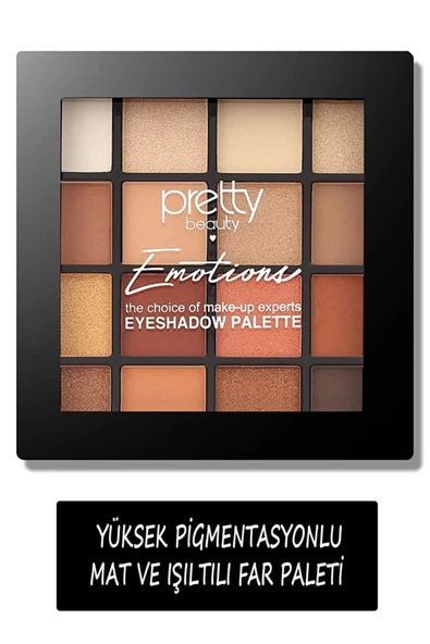 Pretty Beauty Ultimatıe The Choice Of Make-Up Experts Eyeshadow Palette 16'lı (02) - 3