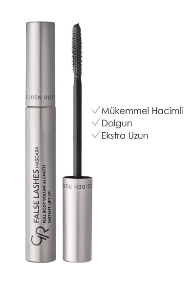 Golden Rose False Lashes Mascara Full Body Volume&Length Instant Lıft Up