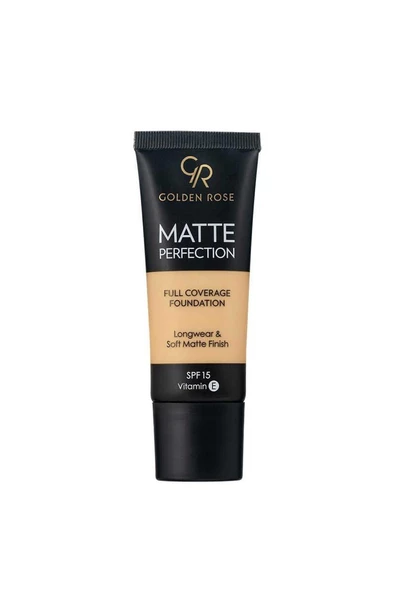 Golden Rose Matte Perfectıon Full Coverage (No:W4) Foundatıon Vitamin E 35 ml