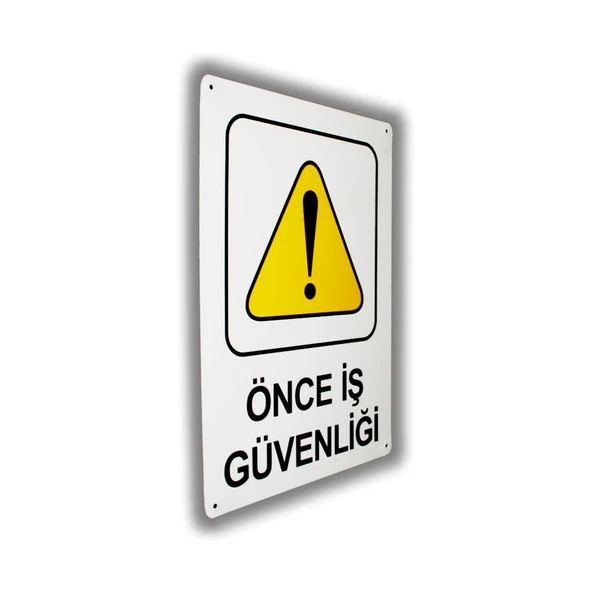 MT Metal İş Güvenliği ve Uyarı Levhaları 25,5x36 6 Adet - 3