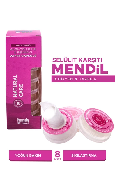 HandyTowel Handy Towel Selülit Karşıtı Kapsül - 8 X 7,5 ml - Likit & Selüloz Mendil