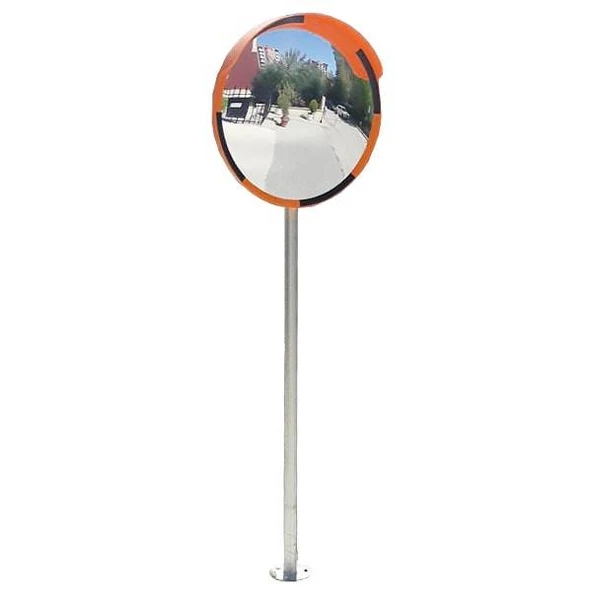 Trafik Levhası Direği Trafik Levha Direği Otopark Ayna Direk Boru (3 Metre) Galvanizli - 3