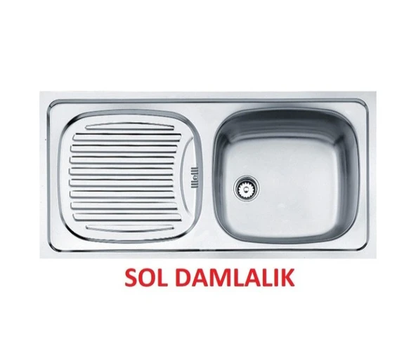 Teka EBM 45 Paslanmaz Sol Çelik Eviye - 2