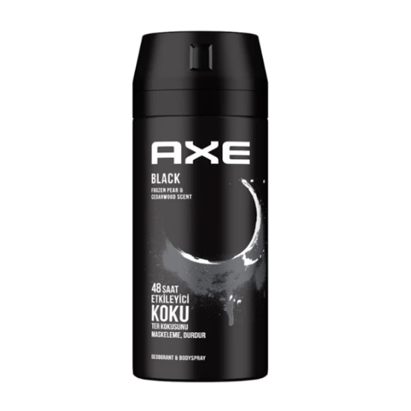 Axe Black Frozen Pear & Cedarwood Scent 48 Saat Etkileyici Koku 150 ml