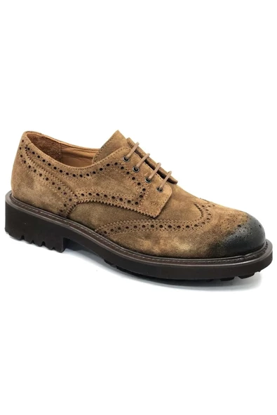 Lufian 112230218 Dani Sneaker Erkek Deri Casual Klasik Ayakkabı TABA - 3