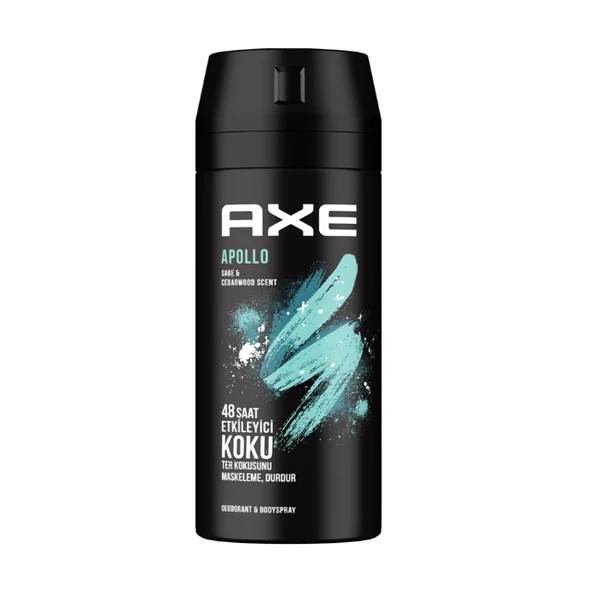 Axe Apollo Sage & Gedarwood Scent 48 Saat Etkileyici Koku 150 ml