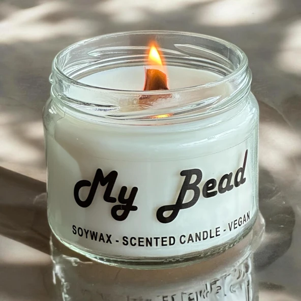 MY BEAD Soya Wax BAHAR Kokulu Vegan Çıralı Mumlar 330 cc - 3