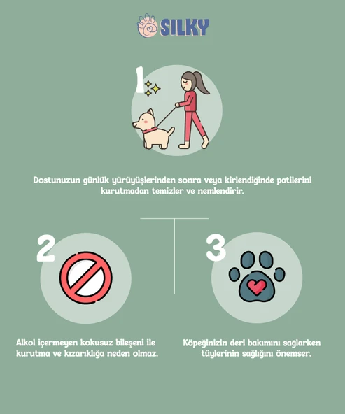 SilkyPetWash - Köpeklere Özel Pati Temizleme Köpüğü - 200ml - 3