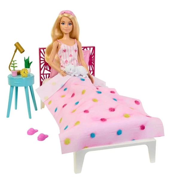 Barbie'nin Yatak Odası Oyun Seti HPT55 - 2