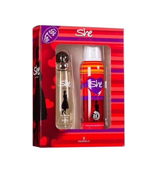 She Is Love Gıft Set 150 + 50 ml