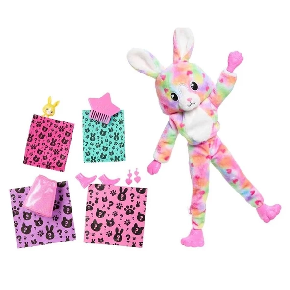 Barbie Cutie Reveal Barbie Rüya Renkler Serisi - Bunny HRK38 - 2